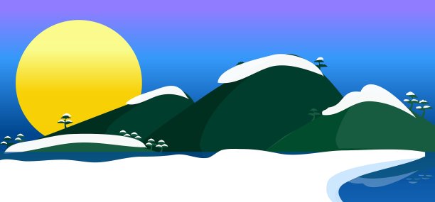 乡下冬天下雪的景象图片下载