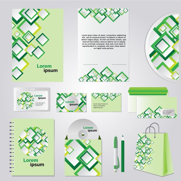 绿色企业风格图片下载