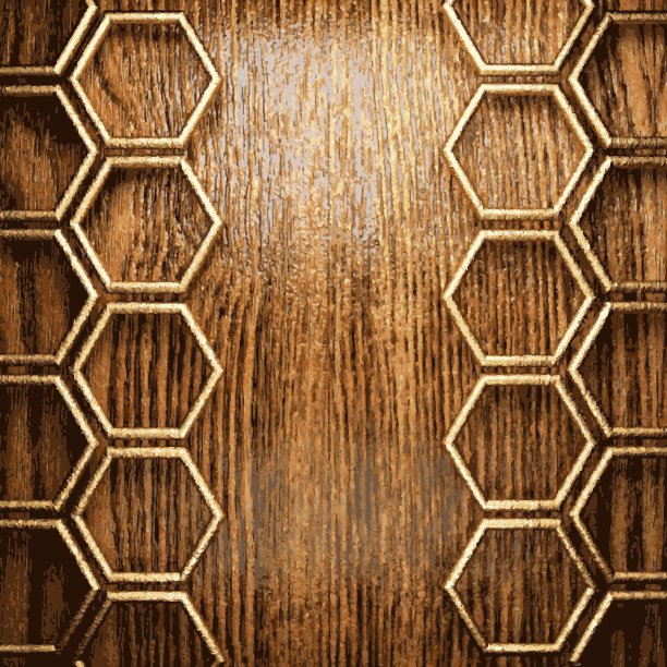 金色和木质背景图片下载