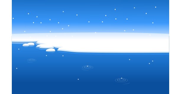 雪水景观图片下载