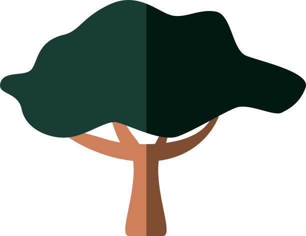 树图标自然设计图形图片下载