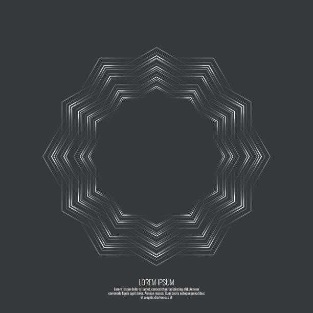 抽象背景与六角形图片下载