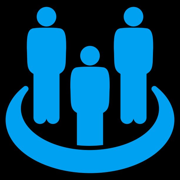 社交组图标从商业双色集图片下载