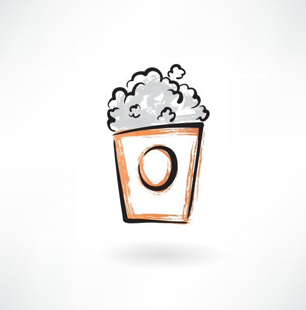 爆米花枯燥乏味的图标图片下载