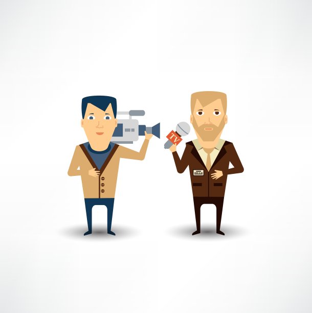 记者对着镜头说图片下载