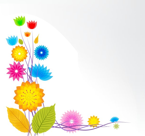 花的背景设计图片下载