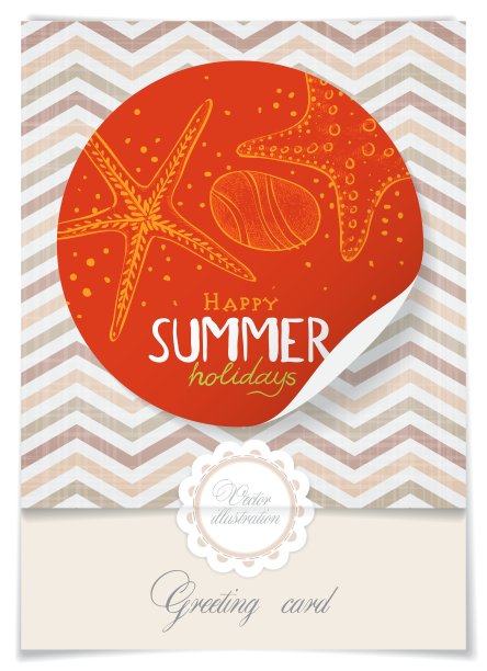 贺卡设计模板图片下载