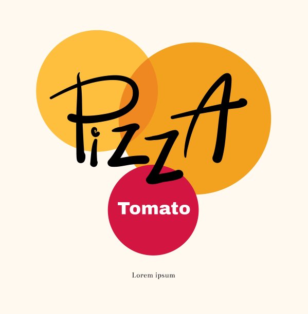 披萨设计菜单模板图片下载