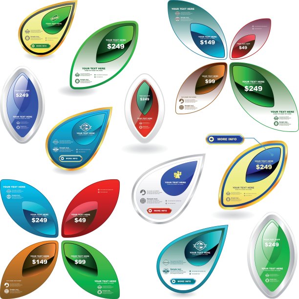 销售标志套装图片下载