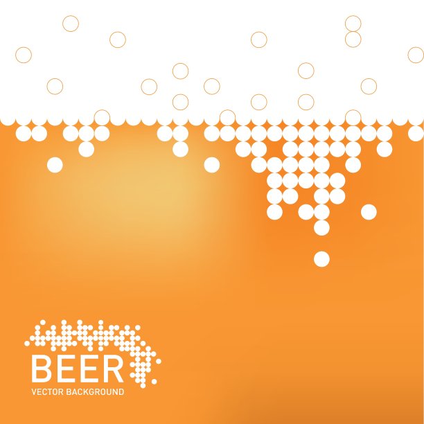啤酒泡沫背景风格化泡沫图片下载