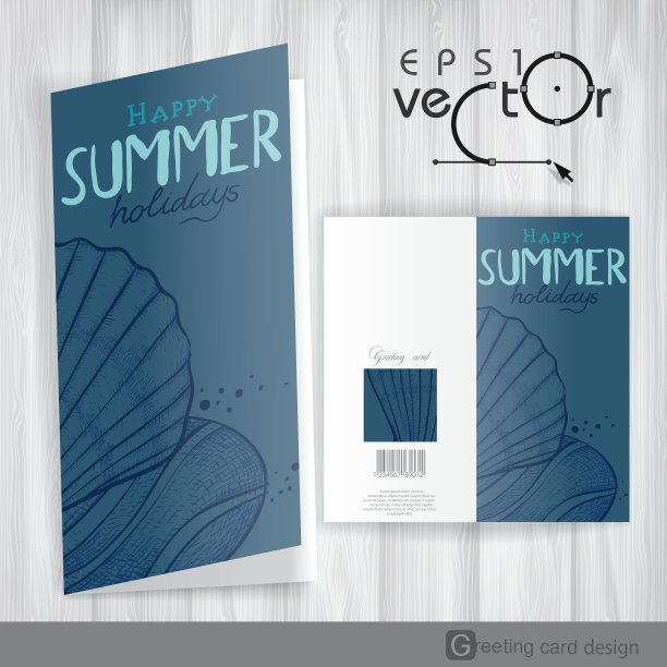 贺卡设计模板图片下载