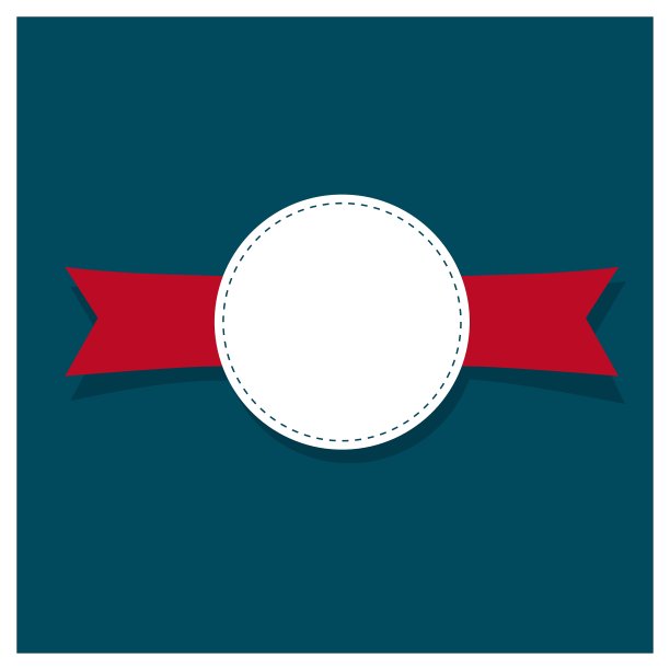 缎带标签标签图片下载