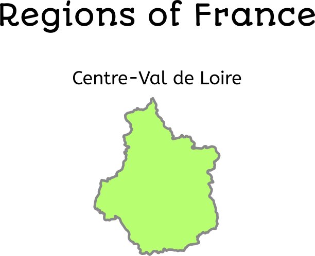 法国中央卢瓦尔行政地图图片下载