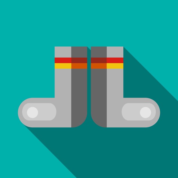 俄罗斯传统冬季毡靴图标图片下载