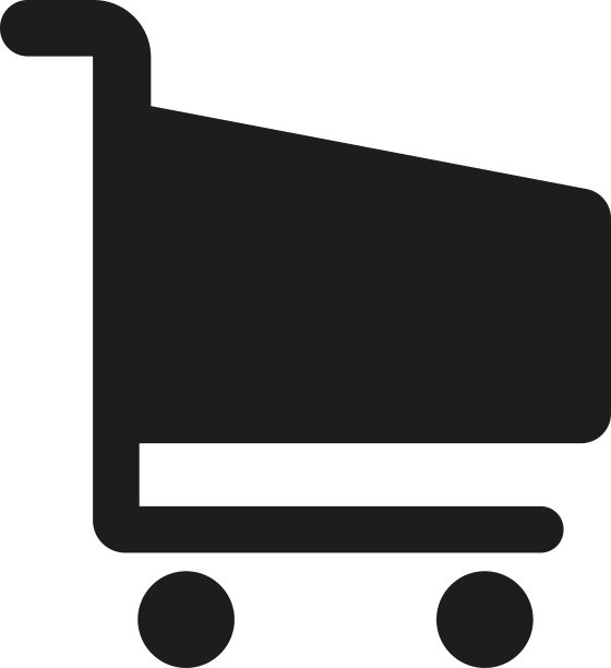 购物车图标：扁平风格的购物符号图片下载