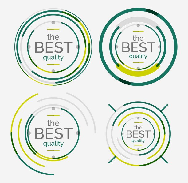 细线齐设计标志集优质品质图片下载