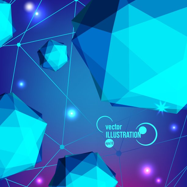 抽象的几何背景图片下载