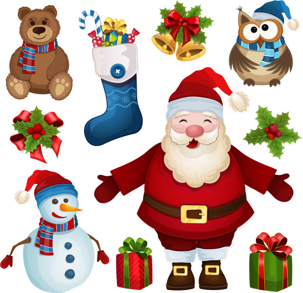 圣诞节设置图片下载