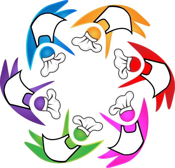 厨师团队图标标志图片下载