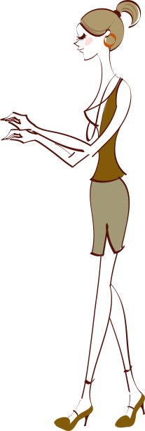 女人的侧视图图片下载