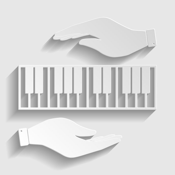 钢琴键盘符号图片下载