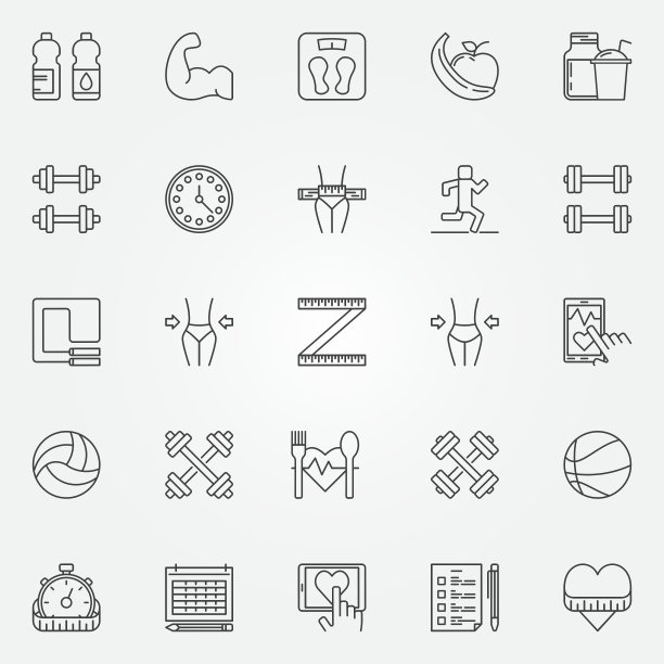 健身线图标设置图片下载