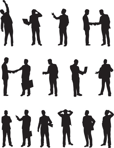 业务人员轮廓图片下载