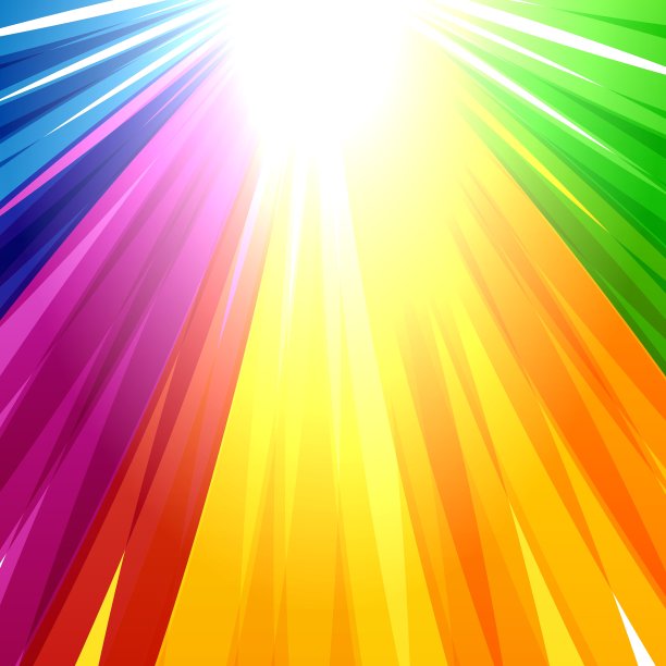 彩虹线背景图片下载
