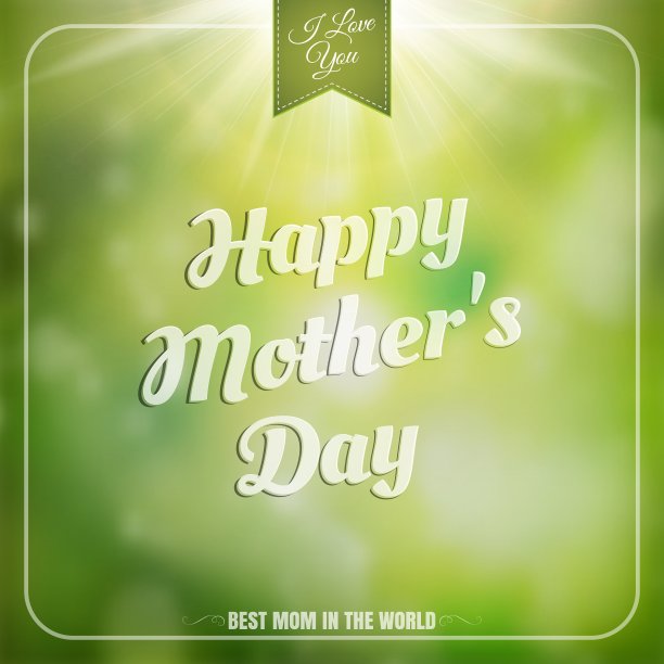 母亲节背景EPS 10图片下载