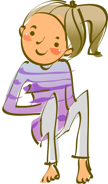 女孩坐着的特写图片下载