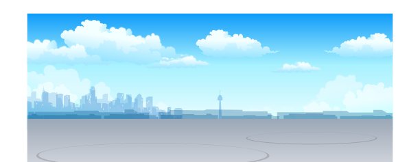 城市的天际线图片下载