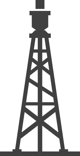 塔图标石油工业概念图形图片下载
