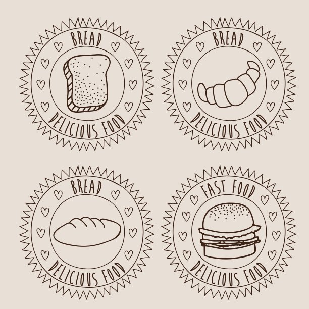 面包店会徽设计图片下载