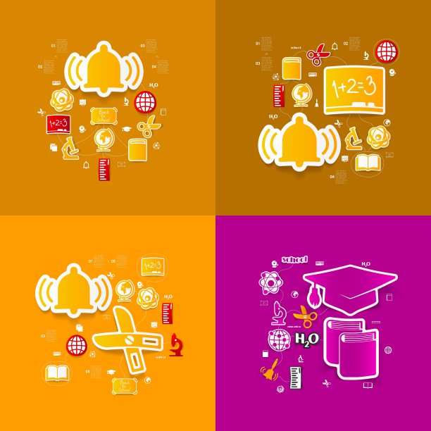 教育贴纸信息图片下载