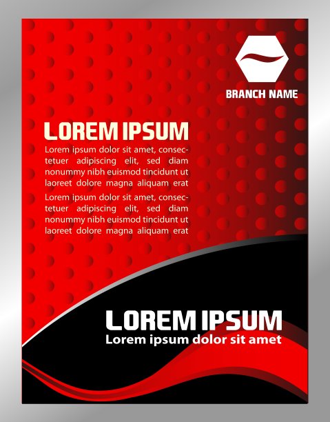 抽象的黑色和红色背景与波浪图片下载