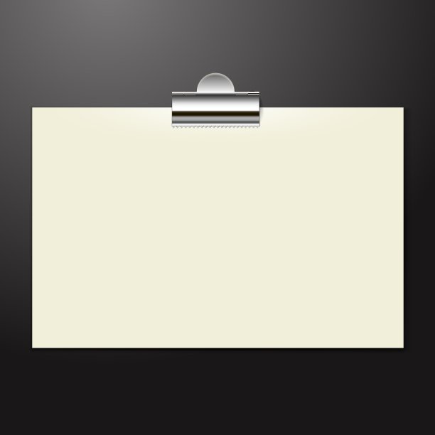 一张纸模板放在木桌上图片下载