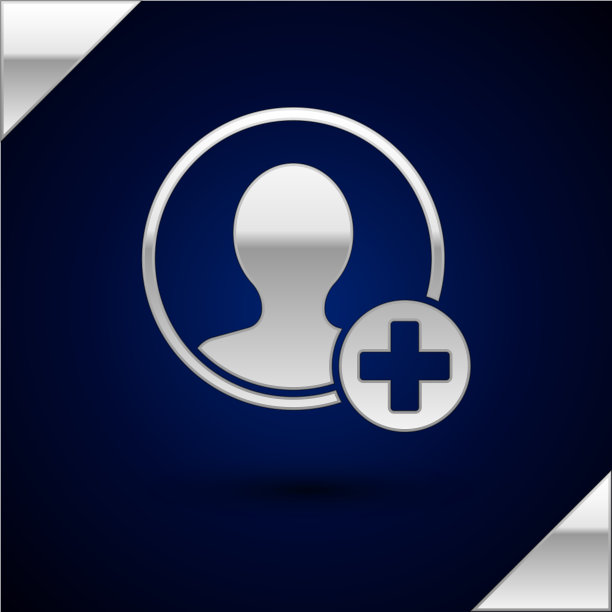 银创建帐户屏幕图标隔离在黑暗图片下载