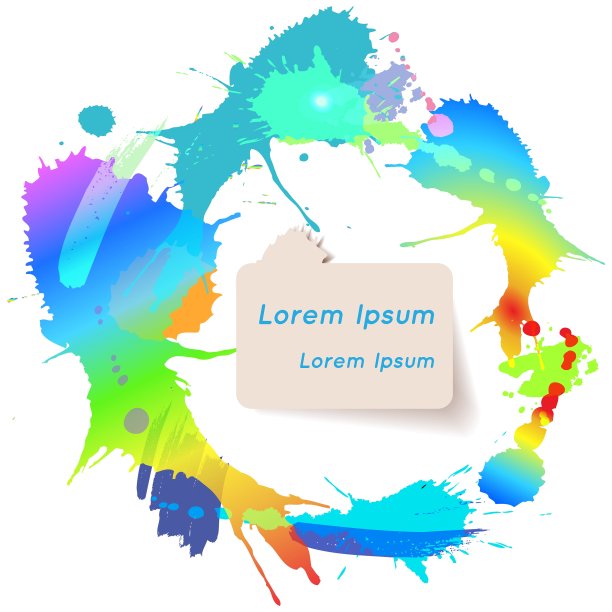 抽象彩虹背景图片下载