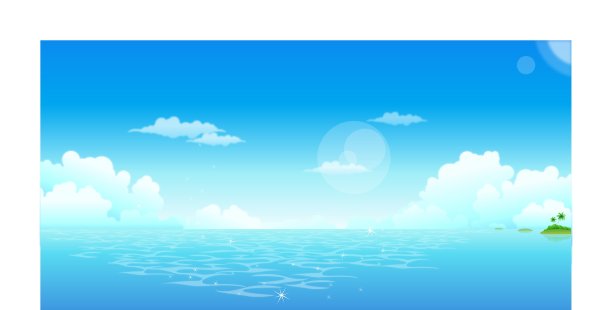 大海蓝天图片下载