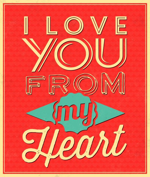 引用排印情人节背景图片下载