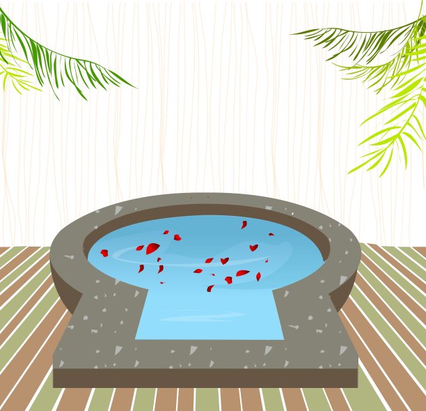 度假温泉的背景图片下载