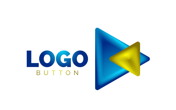 三角形图标几何标志模板最小图片下载