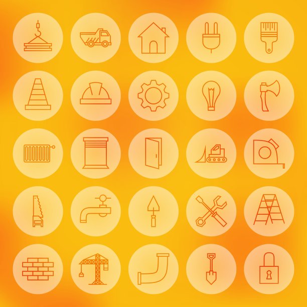 线圈网站建设和建设图标图片下载