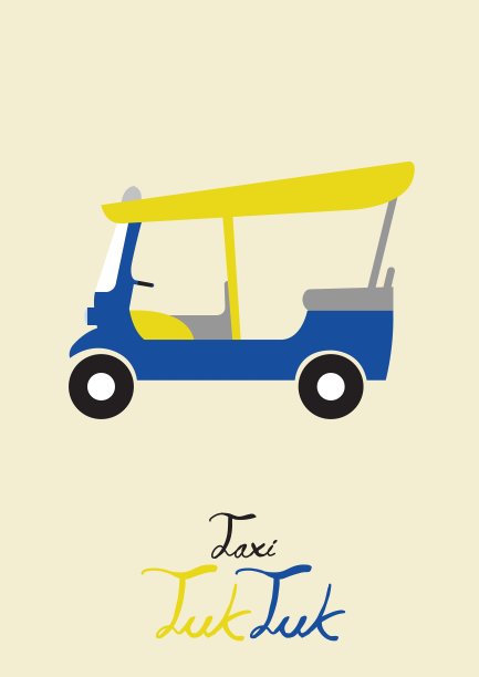 出租车嘟嘟嘟车图片下载