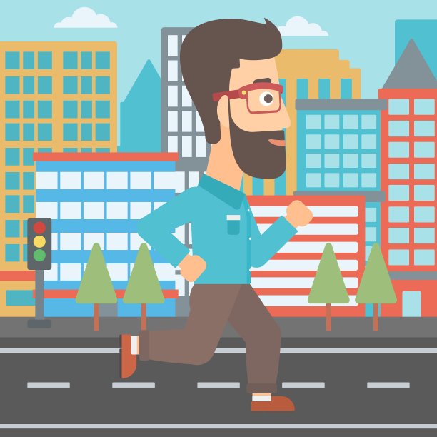 慢跑运动的人图片下载