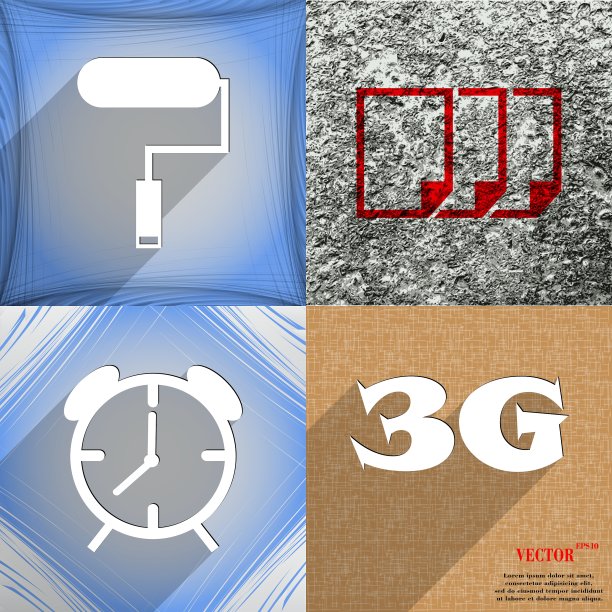 一组抽象背景与不同的网页图片下载