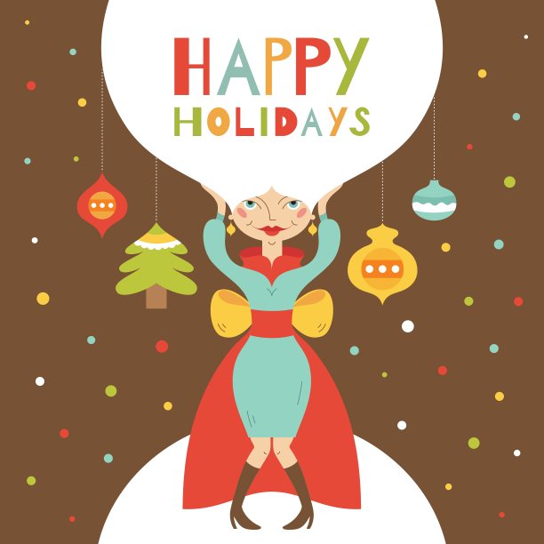 冬季女士图片下载