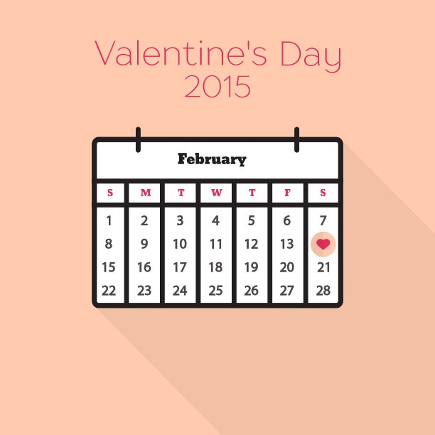 扁平假日日历图标图片下载