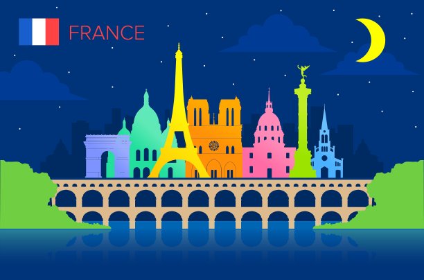 法国旅游地标图片下载