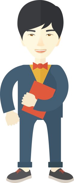 腋下夹着书的人图片下载